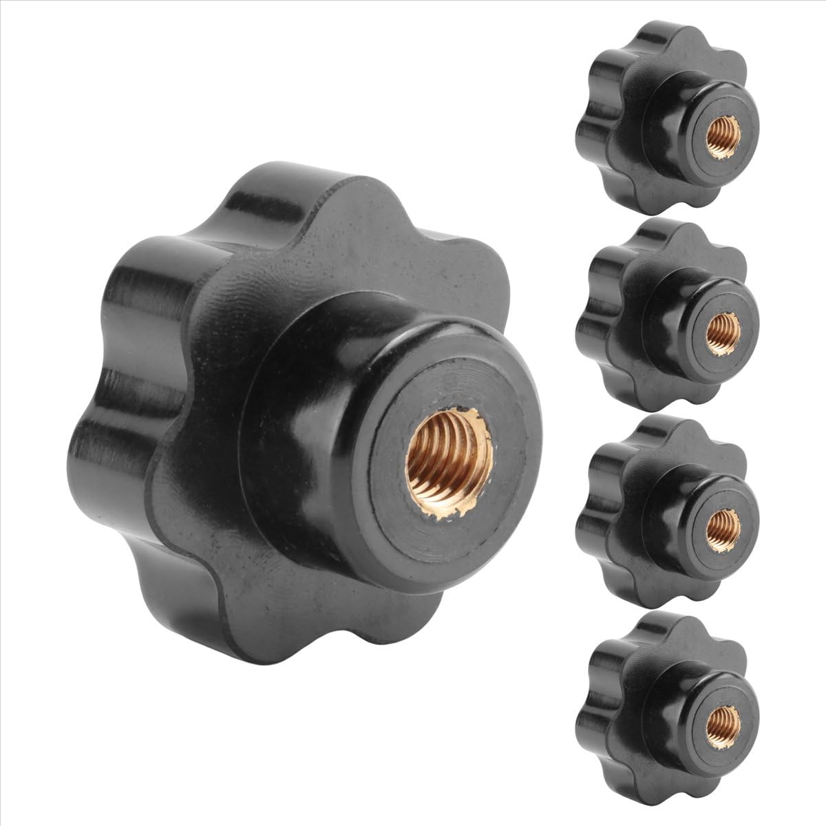 Sankaka 5 Pieces Grip knobs, Female Thread Diameter 8mm, 40mm