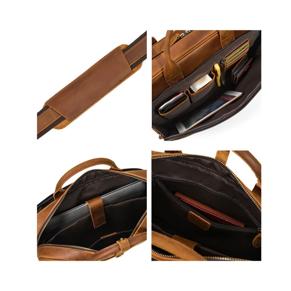 Mens Vera Pelle Business Cartelle Borse Borse Laptop Borse Messenger Borse A Tracolla Totes Notebook Computer Borse