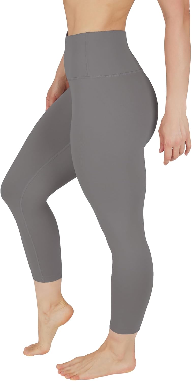 90 Degree Reflex Womens High Waisted Yoga Capri Leggings 90 Degree Reflex Womens High Waisted Yoga Capri Leggings