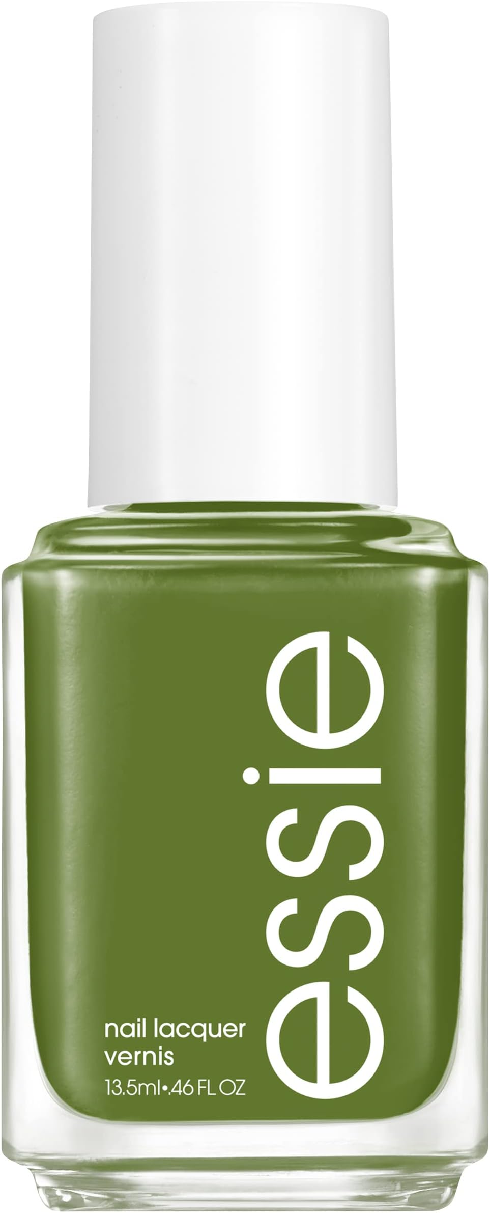 Essie Salon-Quality Nail Polish, 8-Free Vegan, Vibrant Green, Willow In The Wind, 0.46 fl oz