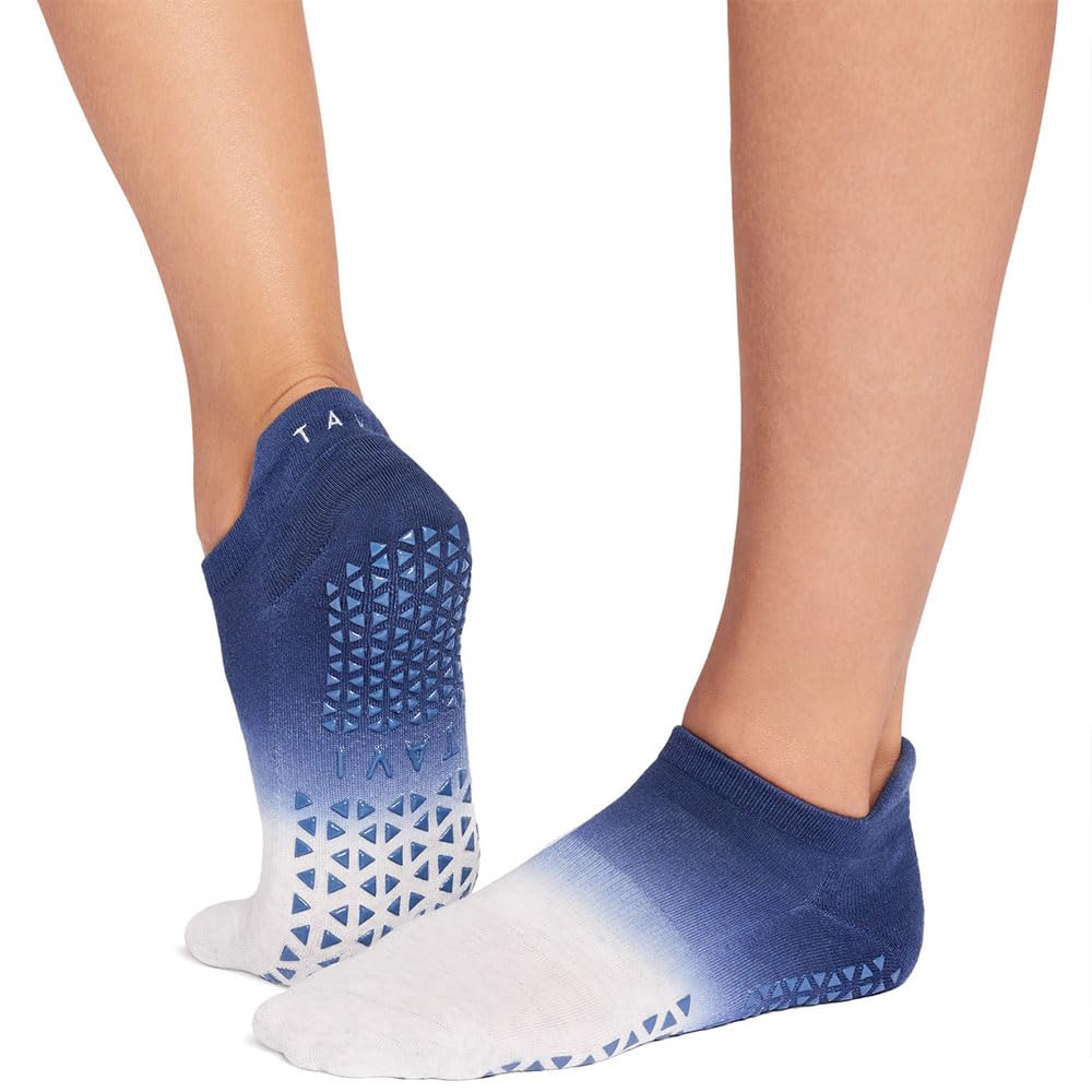 Tavi Women's Blue Saavvy Pilates Grip Socks Eu 39-42 1/2