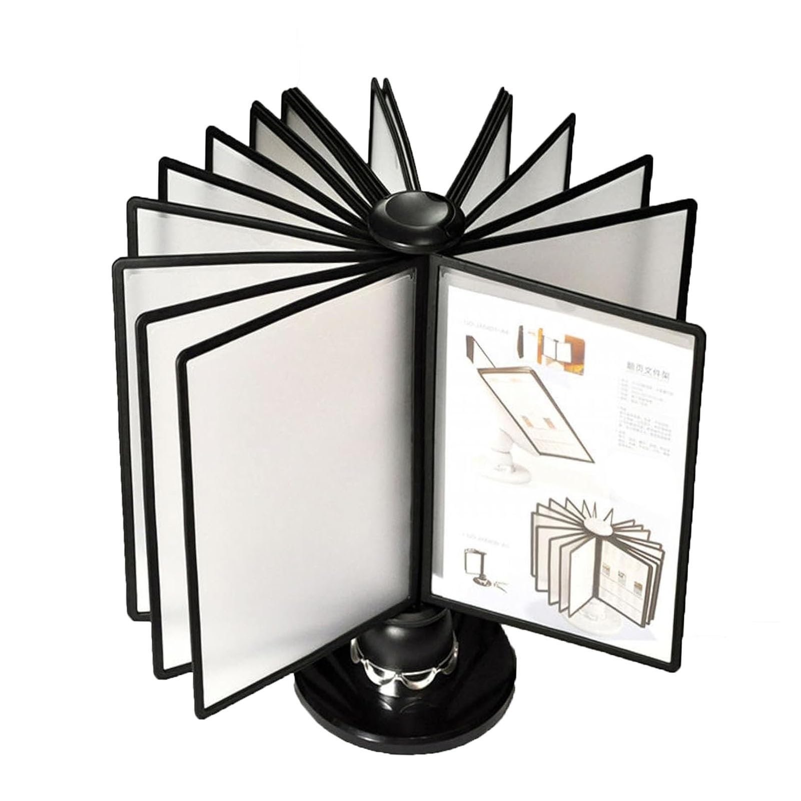 YNIYUJKL Desktop Reference Organizer Rotatable Document Holder - Organizer, /Storehouse Display And Storage A4 Documents