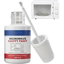 Microwave Cavity Paint - 30ml Microwave Cavity TouchUp Paint, Appliance Repair Touchup | High Gloss Interior Repair Coating for Oven Restoration in Home Kitchen Apartment Restaurant