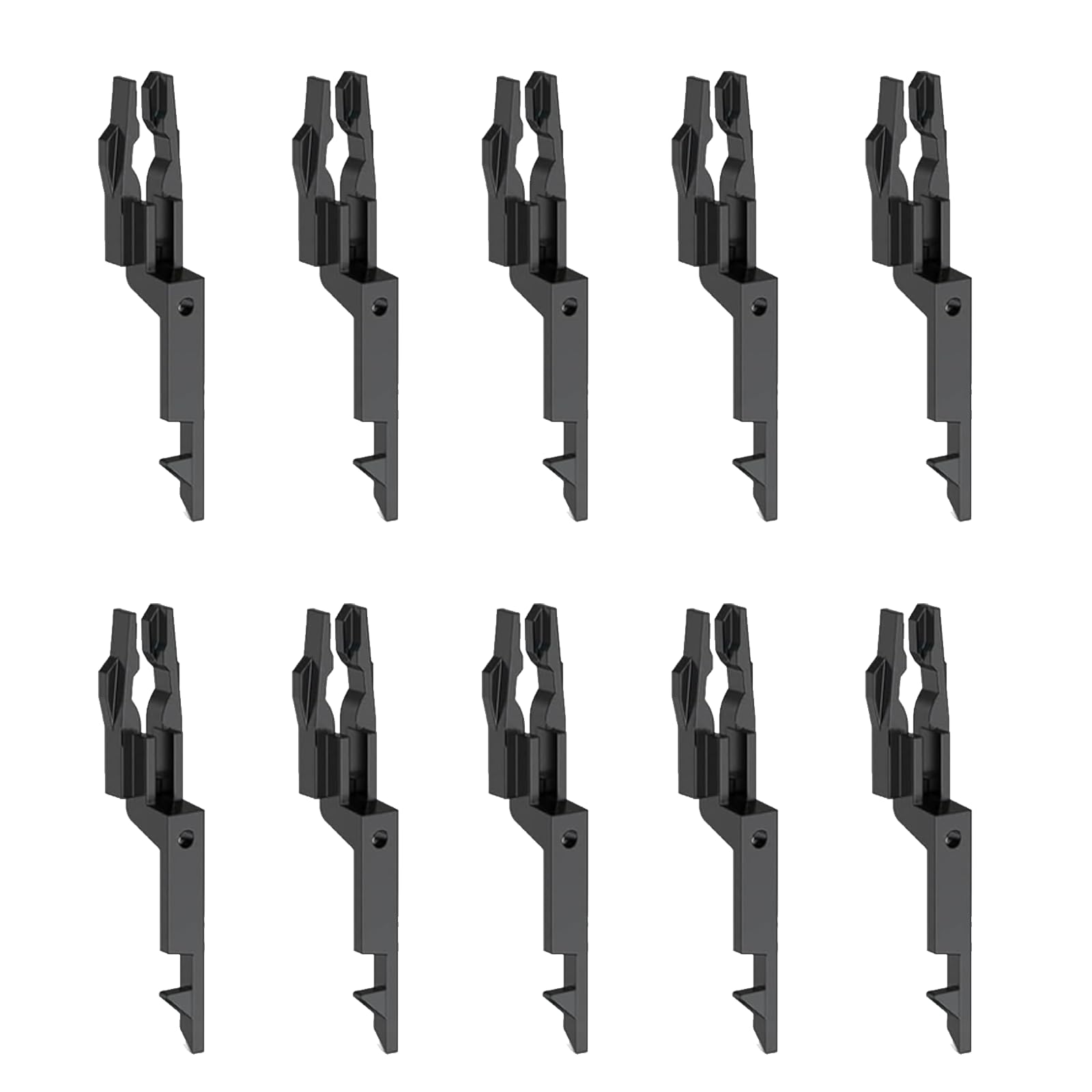 10Pcs Fire Alarm Test Key, Universal Fire Call Point Test Key, Emergency Door Release Keys, Durable Manual Call Point Reset Tool, for Commercial and Home Security (Black)