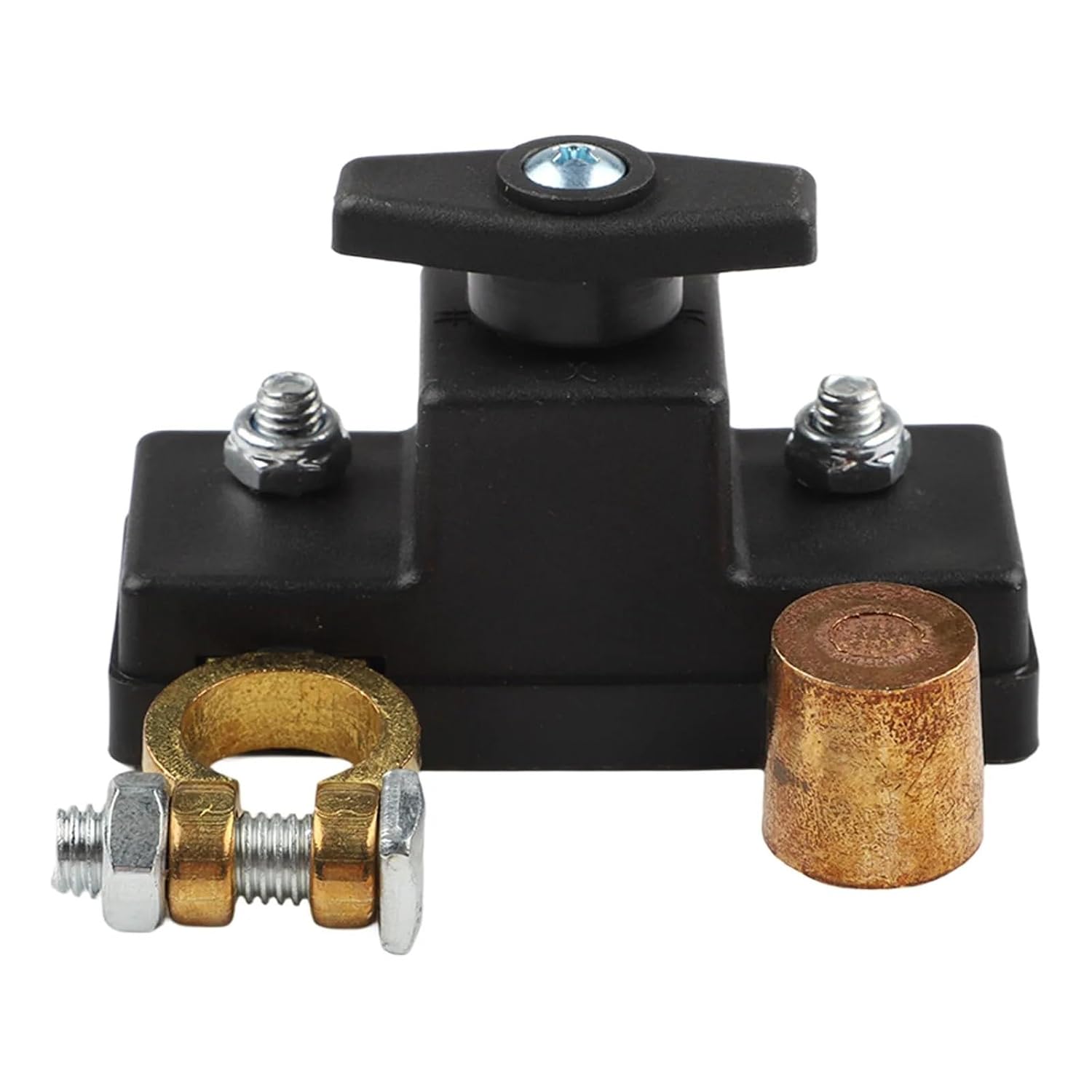 Brass Battery Cut Off Switch for Cars Trucks RVs Suitable for 12V and 24V Battery Systems with Easy Knob Design