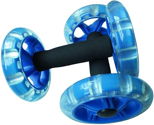 Miniatura 5 de BESPORTBLE Rueda de rodillo abdominal Rodillo de ejercicio abdominal Rueda de entrenamiento de abdomen Equipo de entrenamiento de gimnasio para uso