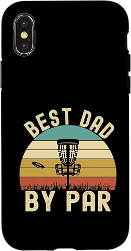 iPhone XXS Best Dad By Par Funny Disc Golf Dad Case