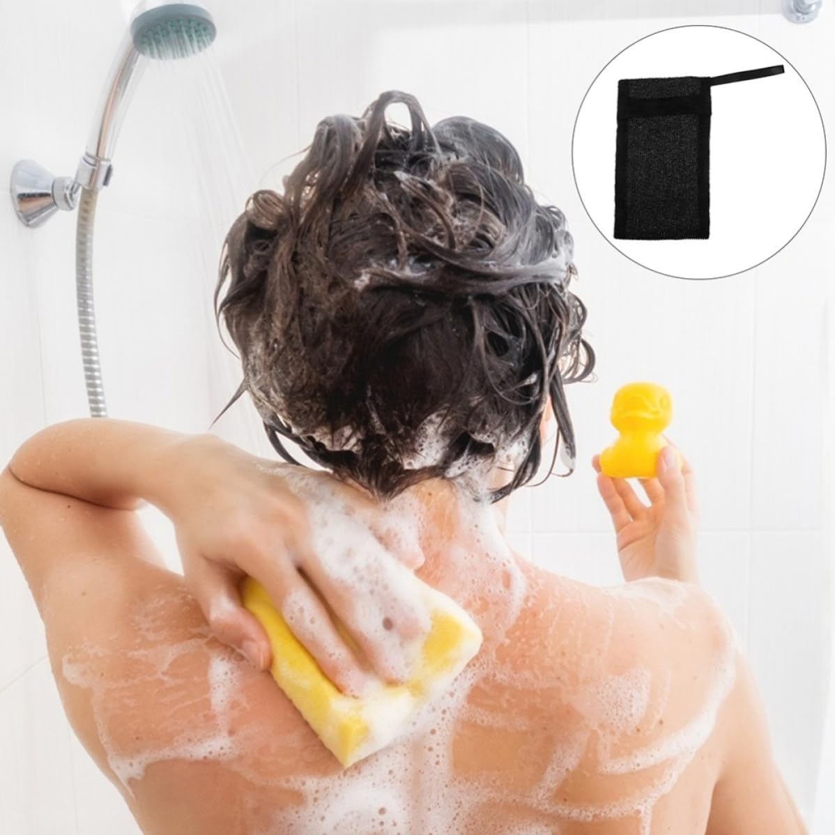 Gatuida 4pcs Mesh Soap Bags for Soap Bars with Drawstring Skin-friendly Nylon Fiber for Bathroom and Outdoor Traveling for Face and Body Cleansing