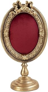 ジュエリースタンド ヴィンテージ樹脂ネックレスジュエリースタンド（ベルベット付き）(Red)