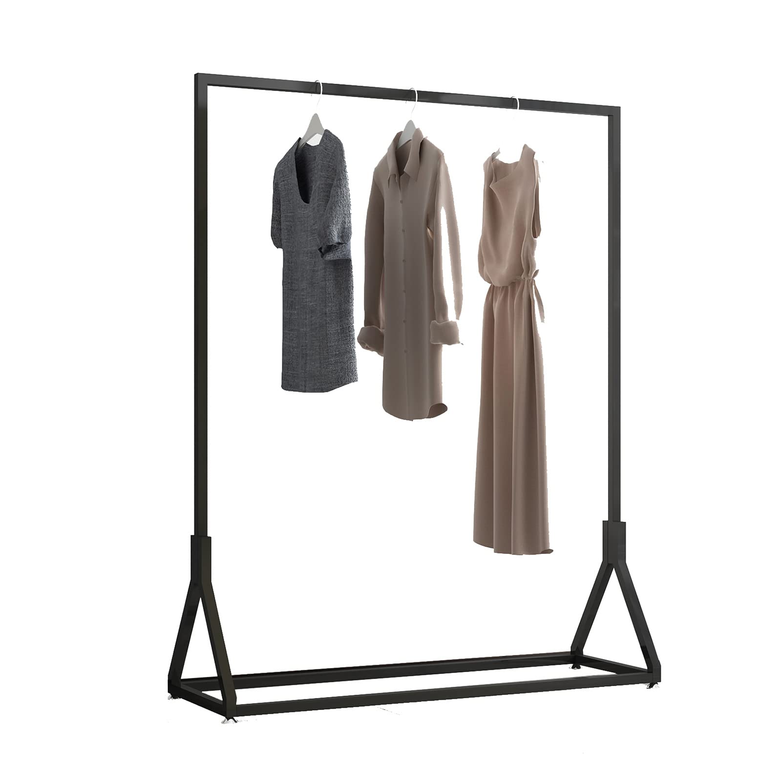 Porte-manteau suspendre pour chambre à coucher dressing doré 150cm