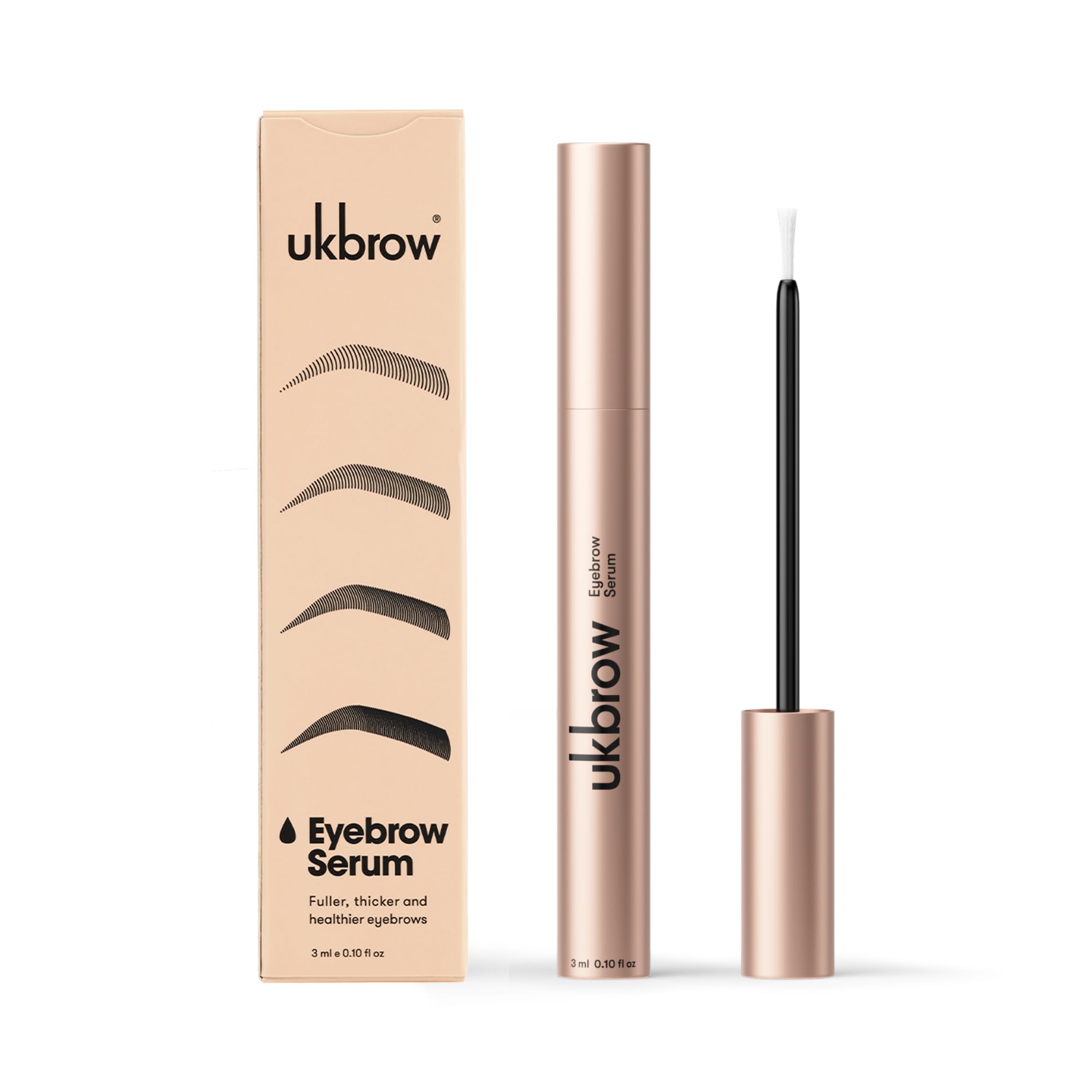 Ukbrow Serum Cejas 3ML - Sérum Potenciador del Crecimiento y Densidad de las Cejas, de UKLASH