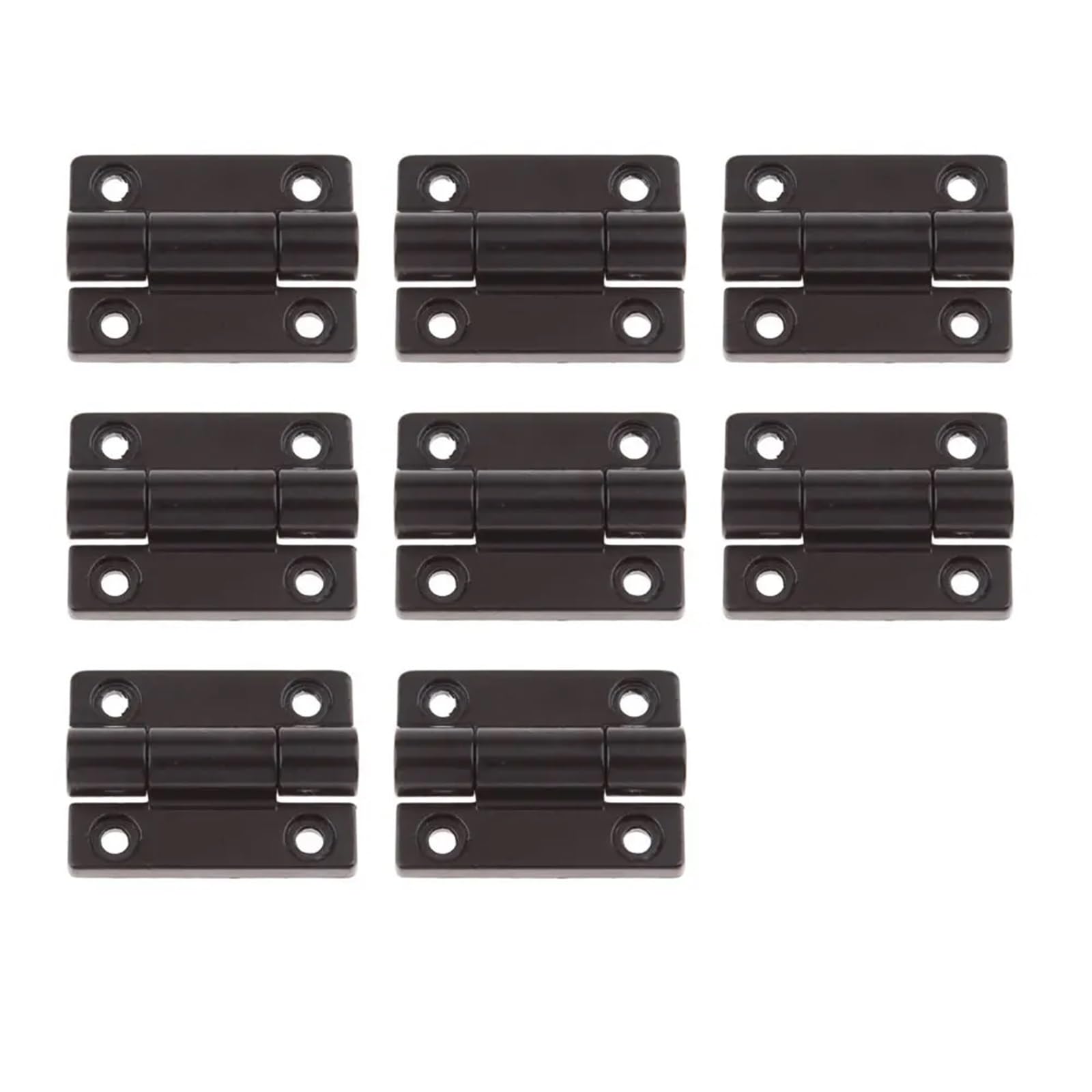 Charnière plastique nylon noire 36 X 28 mm réglable 8pcs