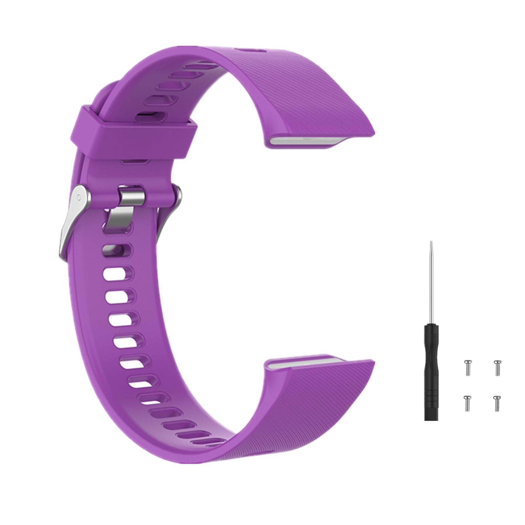 Muovrto Watch Strap for Garmin Approach S10,Silicone Waterproof Replacement Band for Garmin S10 (Purple)
