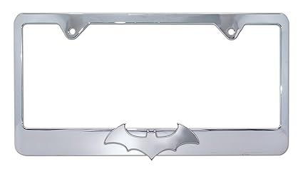 Elektroplate Batman License Plate Frame (Bat Chrome LPF)