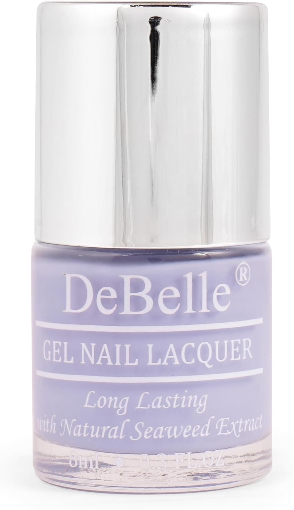 Gel Creme Finish Nail Polish Blueberry Bliss (Light Lavender), 8 Ml - Enriched With Natural Seaweed Extract, Cruelty Free, Toxic Free