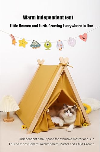 Miniatura 5 de Tiendas pequeñas y medianas para mascotas, casas de gatosperros, con alfombras para mascotas, fáciles de desmontar y limpiar