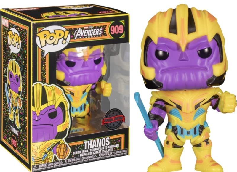 Funko- Figura Pop Marvel Avengers Thanos Exclusive Muñecos acción, Multicolor (131004)