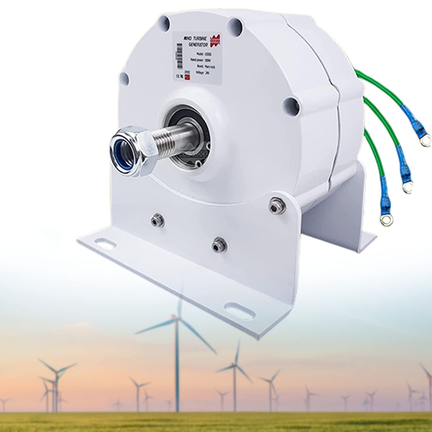 Générateur triphasé 6000W 48V alternateur électrique NdFeB éolienne - 8