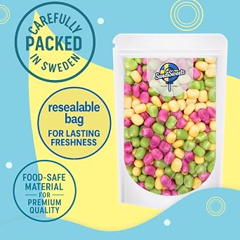 Swedisweets - Kastanjer Brause Pause Chewy Candy with Fizzy Filling 16 oz - 1 lbs - 454g