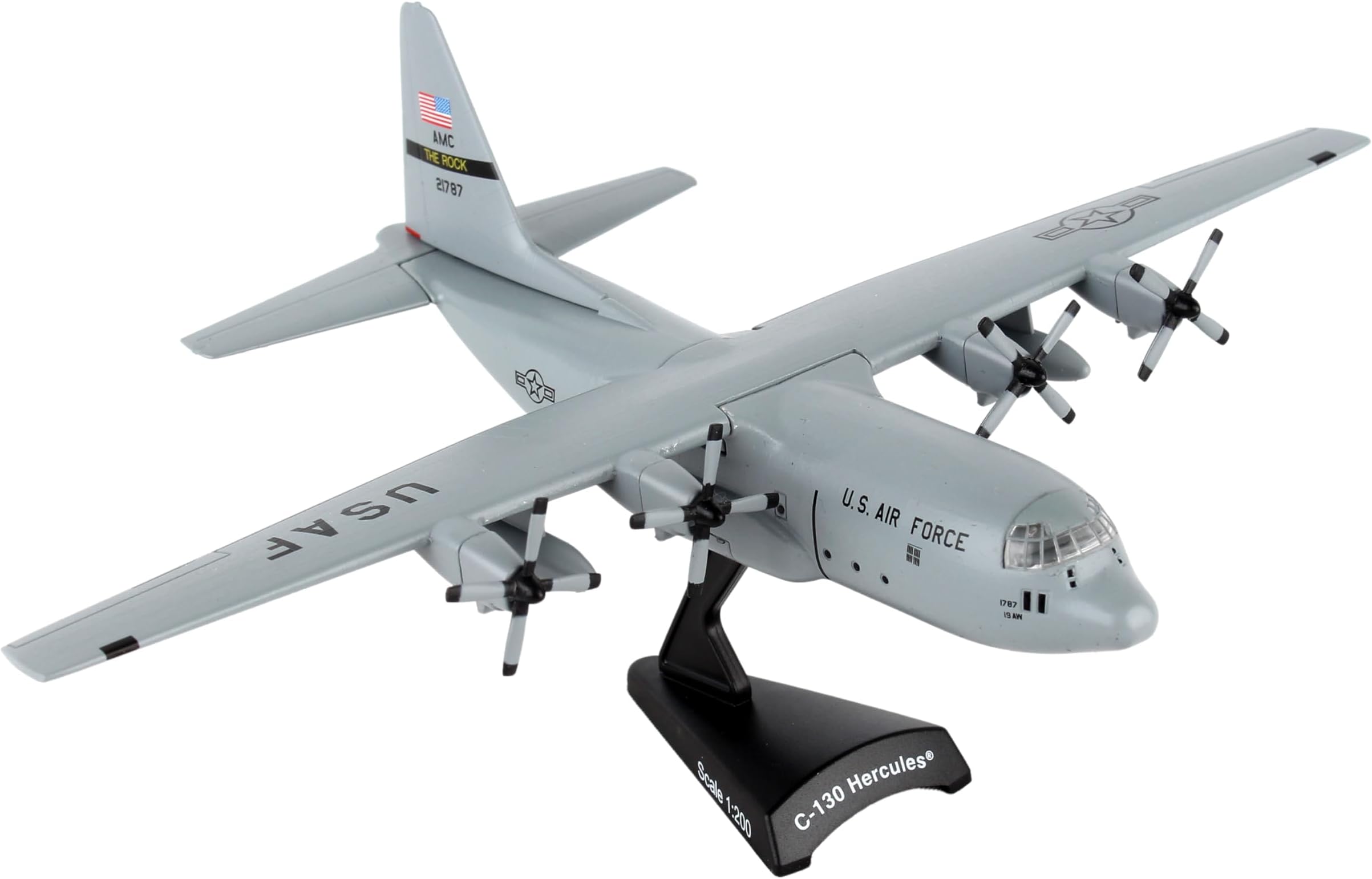Postage Stamp Daron USAF C-130 1/200 Spare 617 Airplane (PS5330-3)