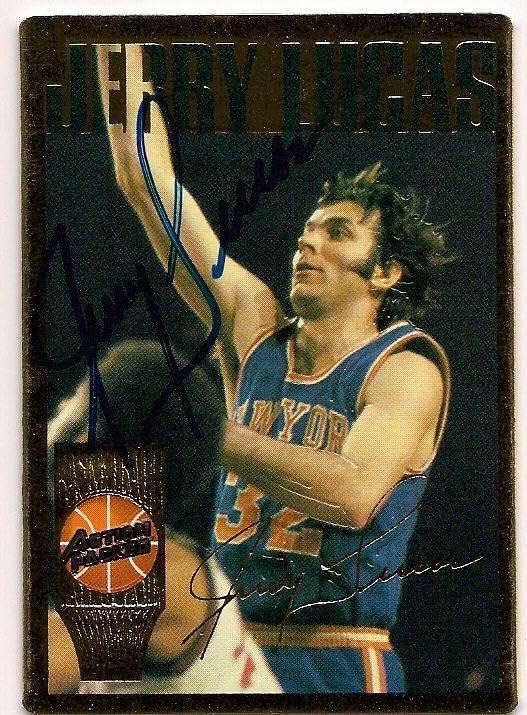 Topps 1994 Action Packed Jerry Lucas - Basketball Autographed Cards
