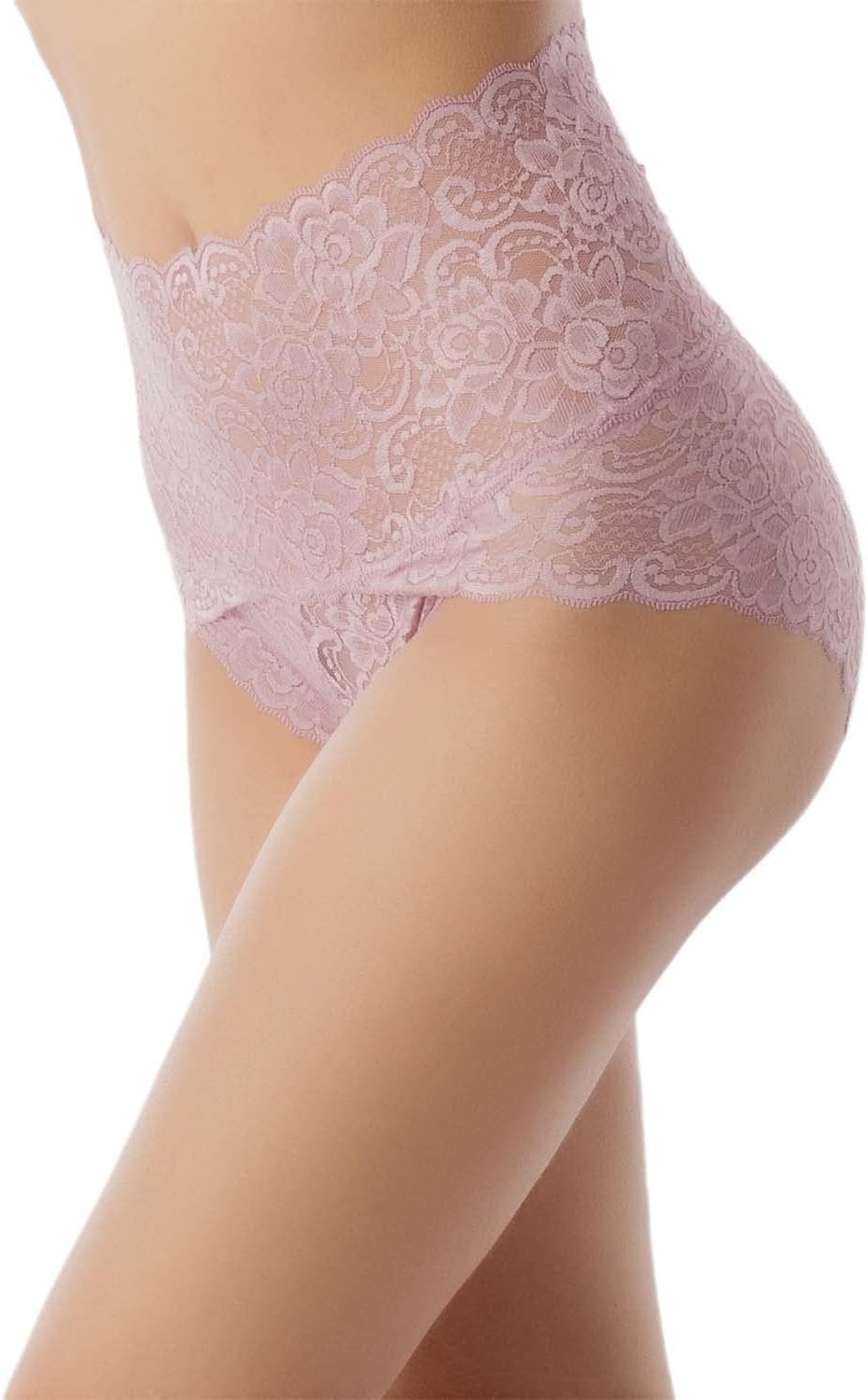 iB-iP Women's Sexy Lace Knickers See Through Underwear High Waist Hipster Panties - Image 5