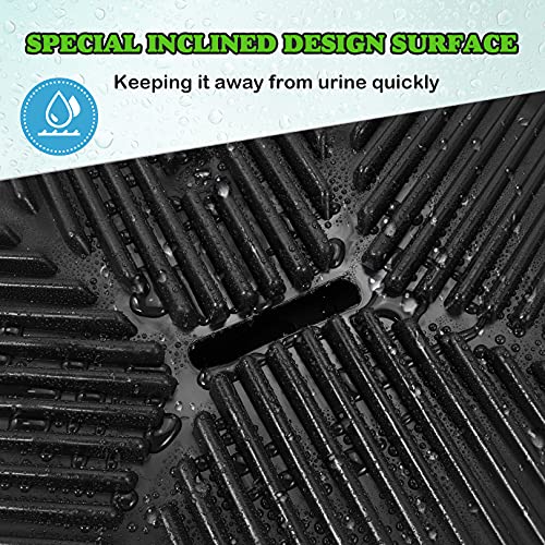 Sailnovo 63x50cm Hundeklo Hundetoilette, Rasen verstärken Welpentoilette mit 2 Pcs Kunstrasen, Hunde Toilette Welpenklo Haustiertoilette Trainingsunterlage
