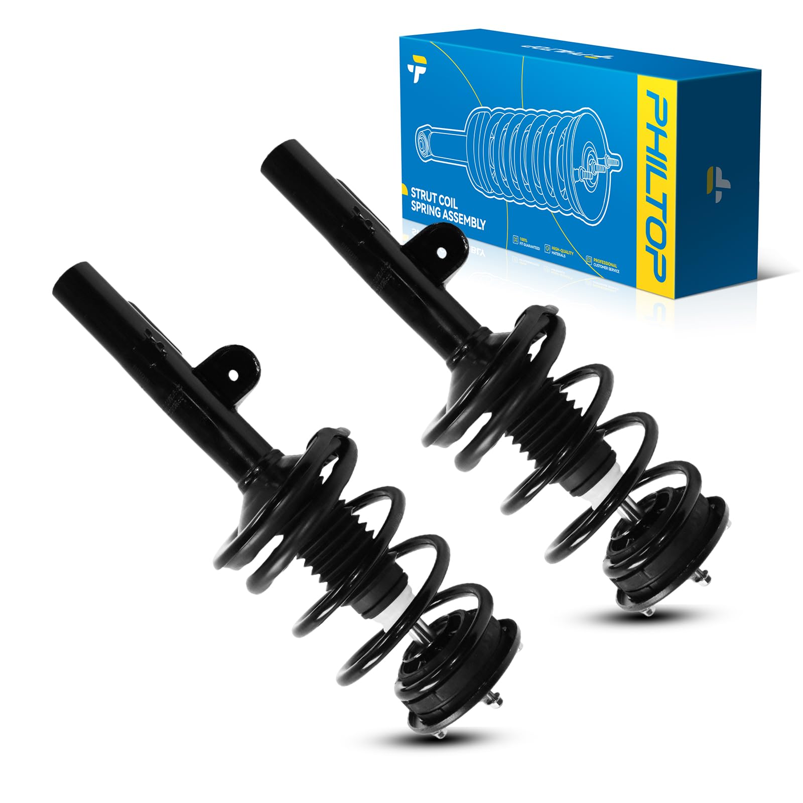 PHILTOP Front Complete Struts Shocks Absorbers w/Coil Spring for Freestyle