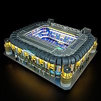 Vista 8 de Kit de luces LED para Lego 10299, kit de iluminación de construcción de decoración para (Real Madird Santiago bernabeu Stadium 10299)