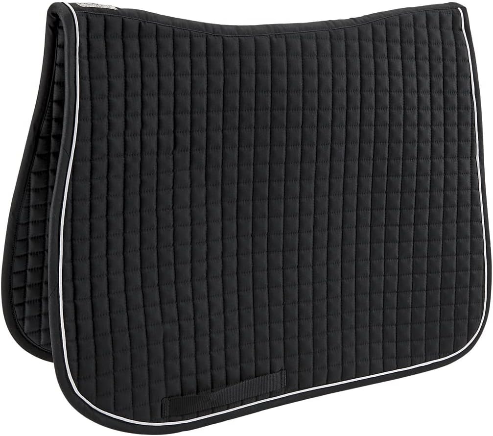 Dover Saddlery Quilted Dressage Square with Piping, Size Dress