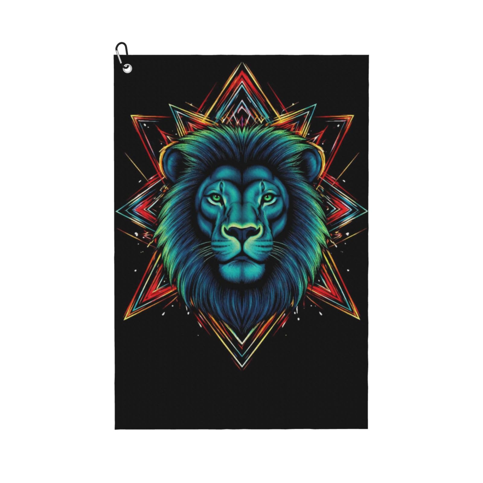 BSDFGSDD Lion Head Art Golf Towel 24 x 16 inches