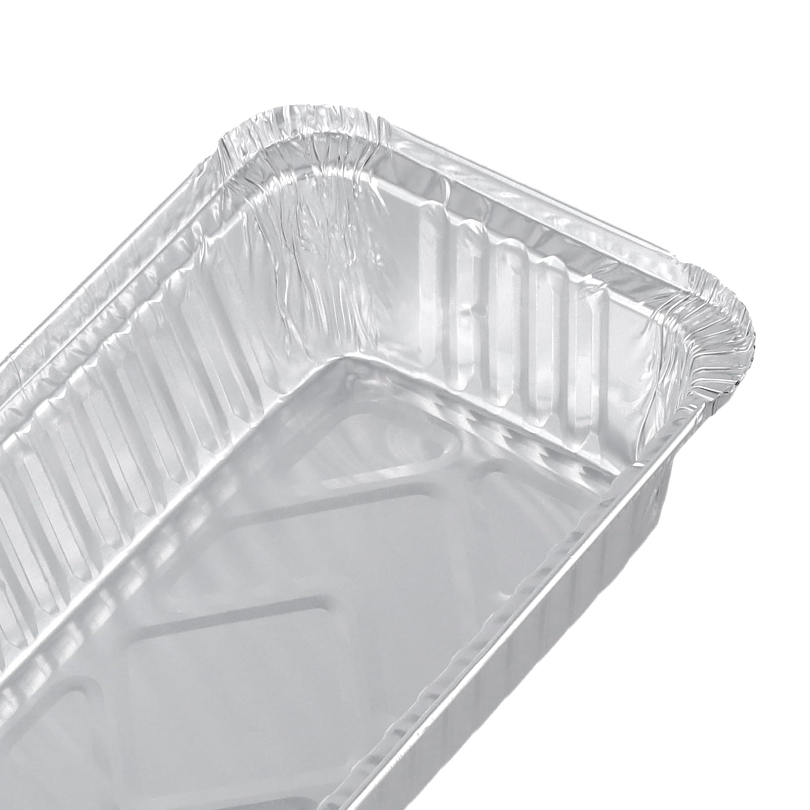 Lot de 125 barquettes jetables en aluminium avec couvercles pour aliments, congélation, grillades et pâtisseries - 500 ml - Récipients en aluminium pour la cuisine et les déplacements