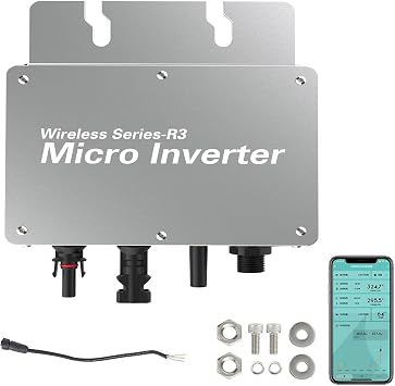 300W 350W 600W 700W 800W 1200W 1400W 1600W Solar Inverter Grid Tie Mppt Micro Inverter, MPPT Micro Solar Inverter Waterproof Grid Tie Inverter Converter w/WiFi Mobile Phone Monitoring System,WVC-300W