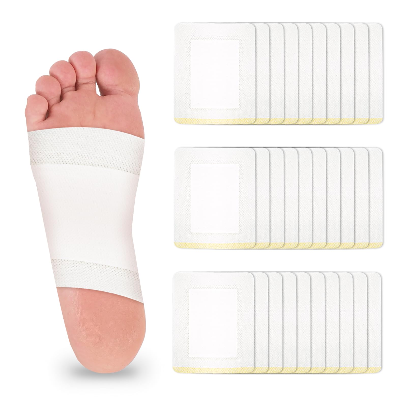 30 Pcs Castor Oil Pack Wrap for Feet Hands