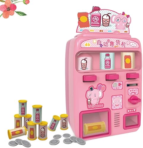 Miniatura 6 de NUOBESTY Juguetes Juguetes Mini Máquina expendedora de bebidas Juguete Máquina expendedora automática de bebidas Juguete Efecto de sonido ligero