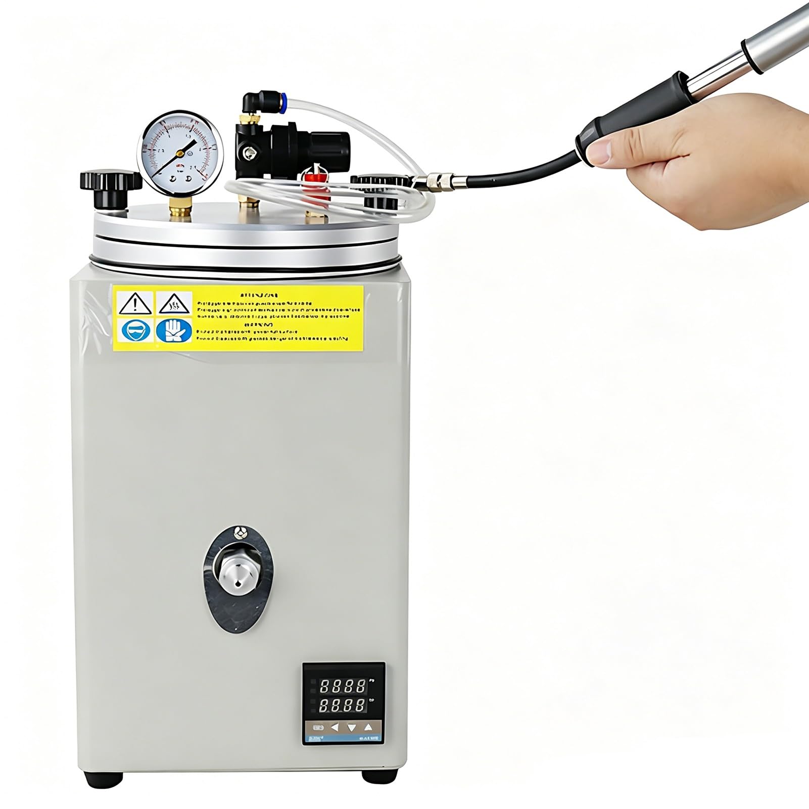 Máquina de inyección de cera con control digital de 0-100 °C para evitar burbujas en tus moldes