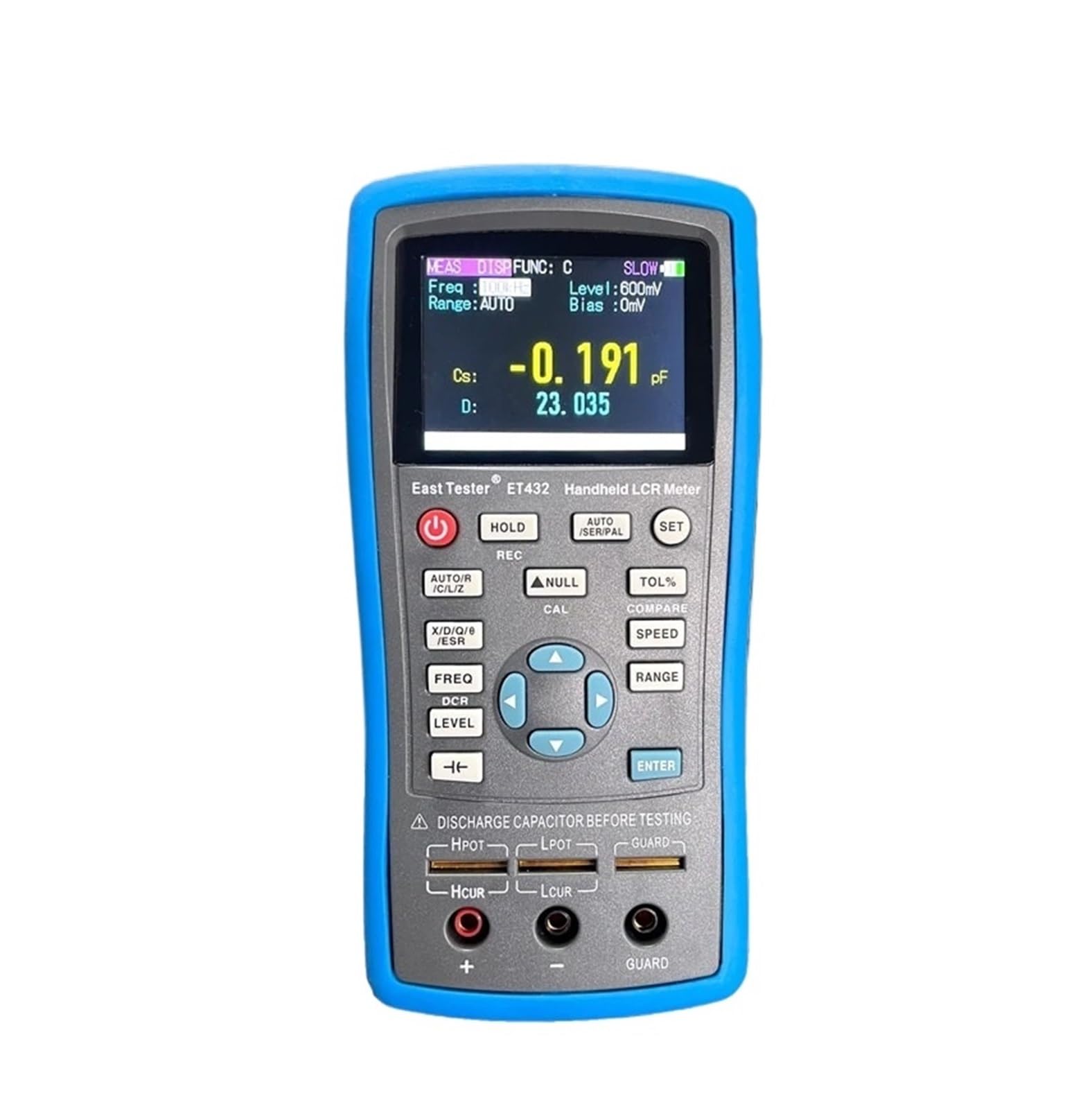 Medidor LCR Medidor de puente digital LCR ET43 USB portátil de alta precisión, capacitancia, inductancia, resistencia, pantalla digital(ET430)
