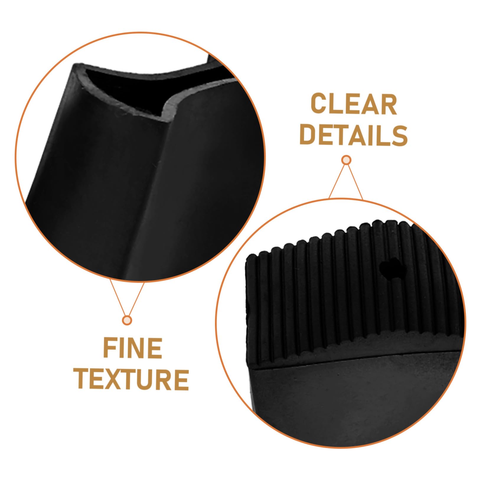 Operitacx 4 Pezzi Piedini Gomma Per Scale | Antiscivolo | Protezione Pavimenti | Adattabile - Foto 7