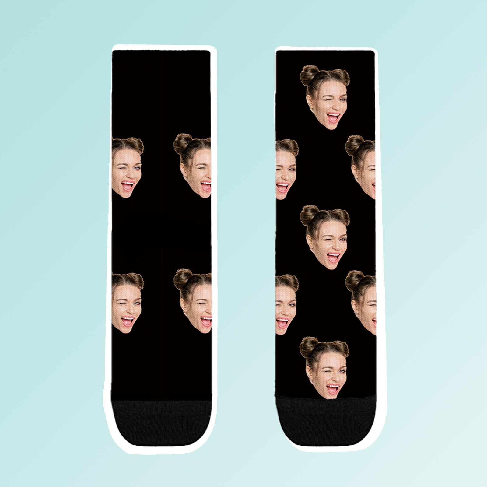 Bemaystar Calcetines Personalizados con Foto o Imagen para Hombre y Mujer