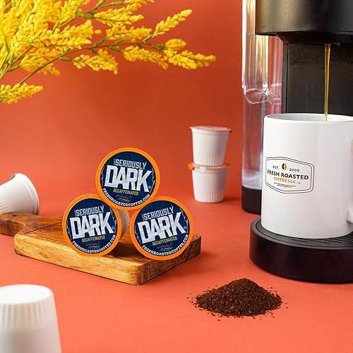 Miniatura 131 de Fresh Roasted Coffee, Peaberry de Tanzania, tostado ligero, Kosher, compatible con K-Cup, 24 cápsulas