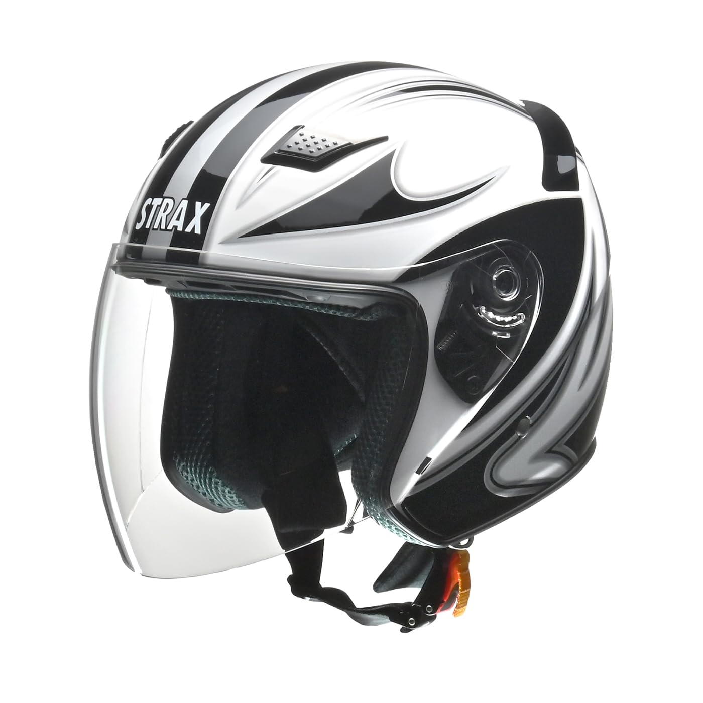 Amazon | リード工業(LEAD) バイクヘルメット ジェット STRAX ホワイト