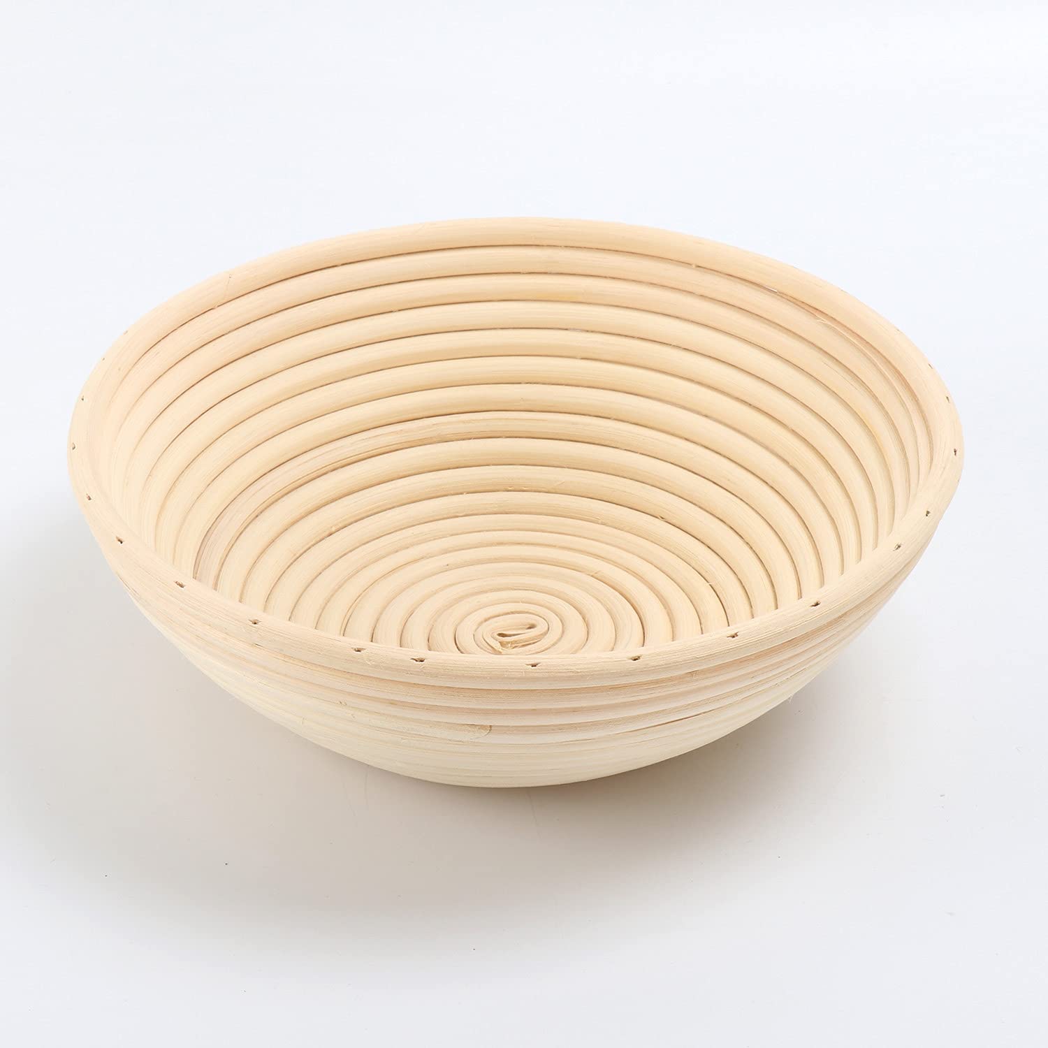 Cestino Per Lievitazione Del Pane In Rattan Naturale – 22x8cm, Fatto A Mano, Per Panificazione Artigianale