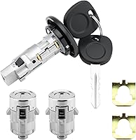 Vista 11 de Interruptor de cilindro de bloqueo de encendido con llaves Reemplazo para Dodge Ram 1500/2500/3500, Durango, Dakota, Chrysler Aspen y Mitsubishi