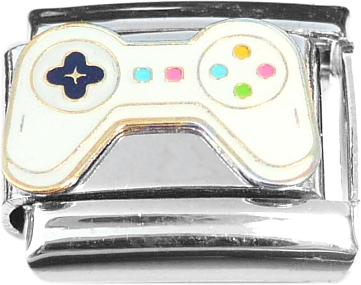 NewCharms Colorful Video Game Controller Italian Charm