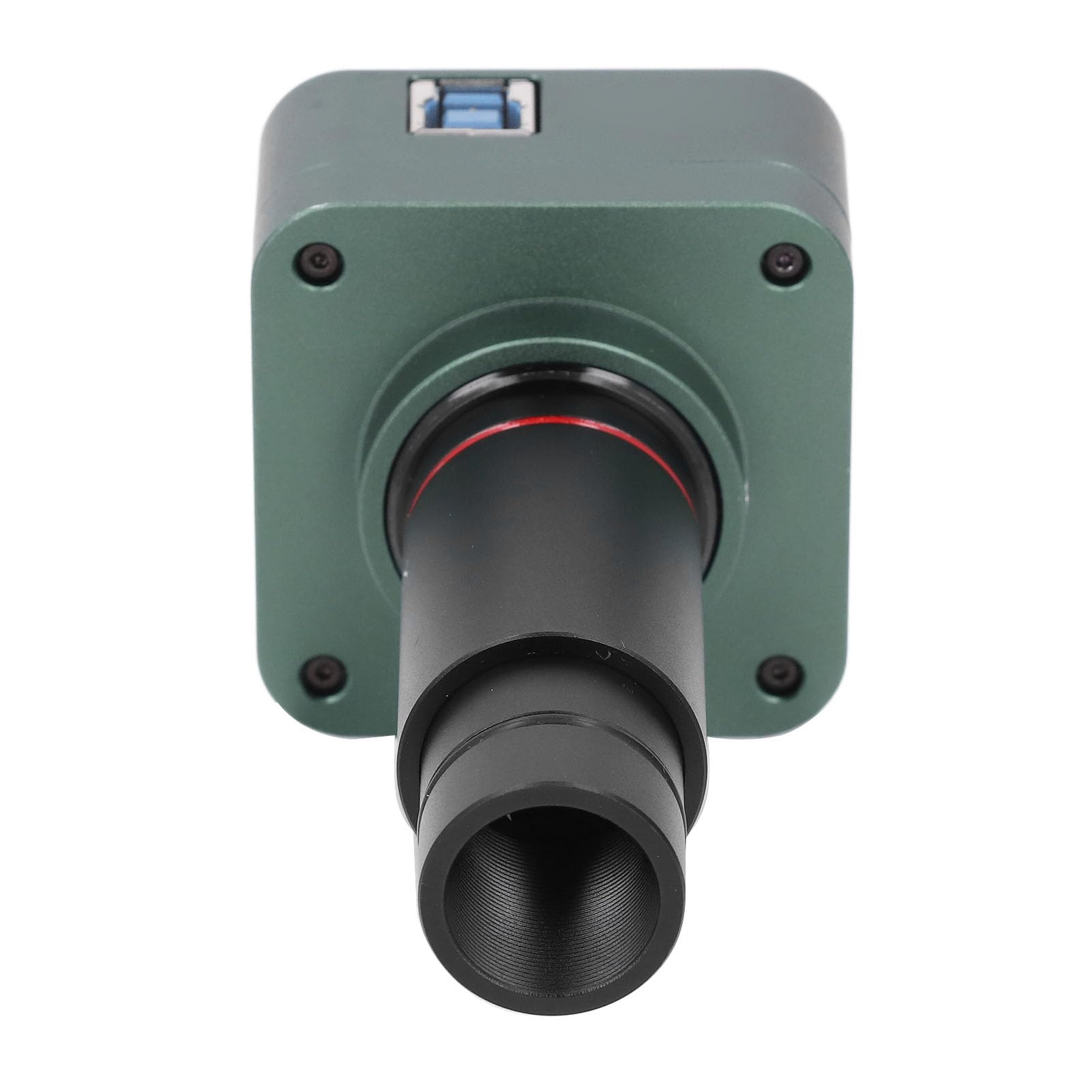FTVOGUE Cámara de Microscopio Electrónico, Aleación de Aluminio, Ocular Digital de 8MP con Lente de 0,5X, Microscopios Biológicos y Estereoscópicos