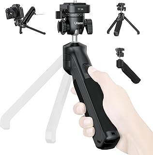 ULANZI TT38 Tripé de mesa para câmera mini Vlogging, Uka F38 ClickOpen Tripé de viagem flexível