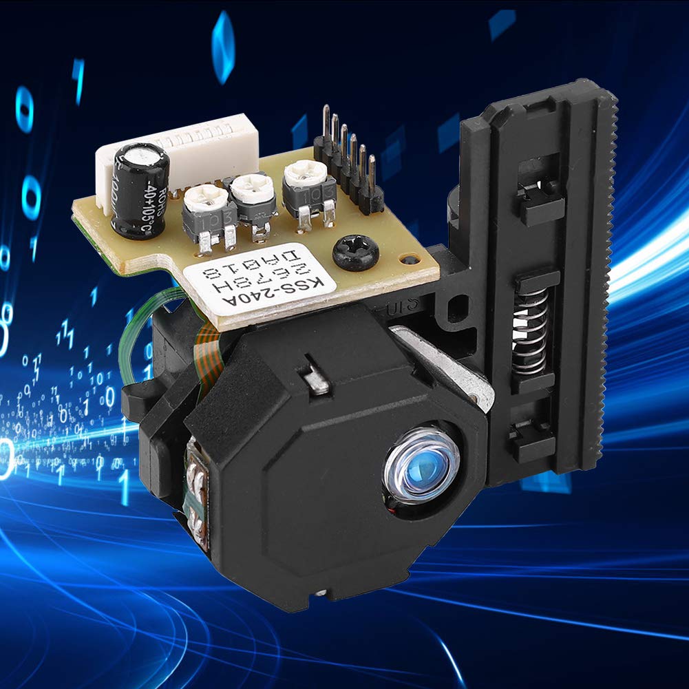 Testina Laser Ottica per Lettore DVD Lente Singola Vetro Blu Trasparente Componente Elettronico Riparazione Sostituzione