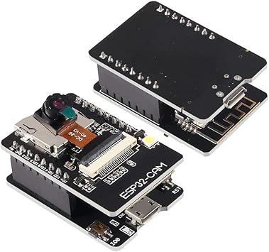 HiLetgo 2pcs ESP32-CAM Camera Module ESP32-S OV2640 2MP Camera Development Board + Micro USB to Serial Port CH340C 4.75V-5.25V Wireless WiFi Bluetooth with TF Card Slot for Arduino Raspberry Pi