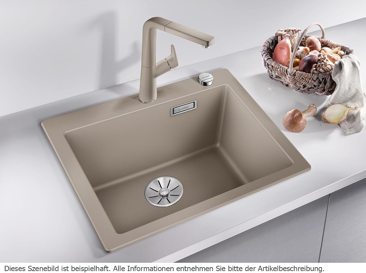 Blanco 523680 PLEON 5 Silgranit PuraDur with Flow Control – White