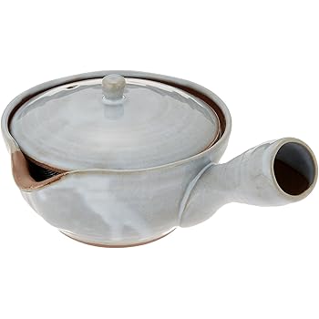 急須 おしゃれ : 有田焼 粉引 U型茶漉付き急須(250cc) Japanese Tea pot Pottery/Size(cm) 17.3x11.5x8.3/No:468493